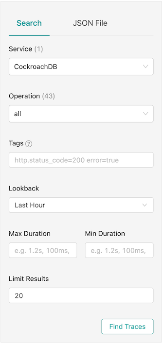 Jaeger Trace Log Messages